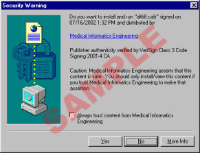 Security warning illustration