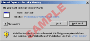 Security warning illustration